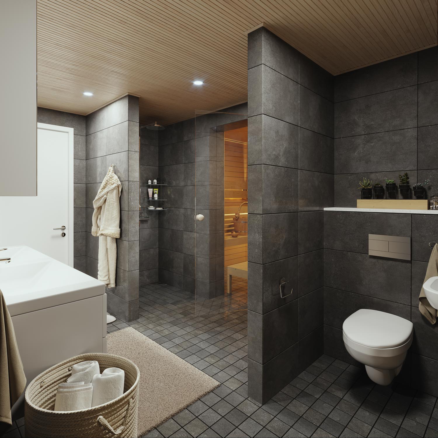 3D-visualisointi kylpyhuoneesta